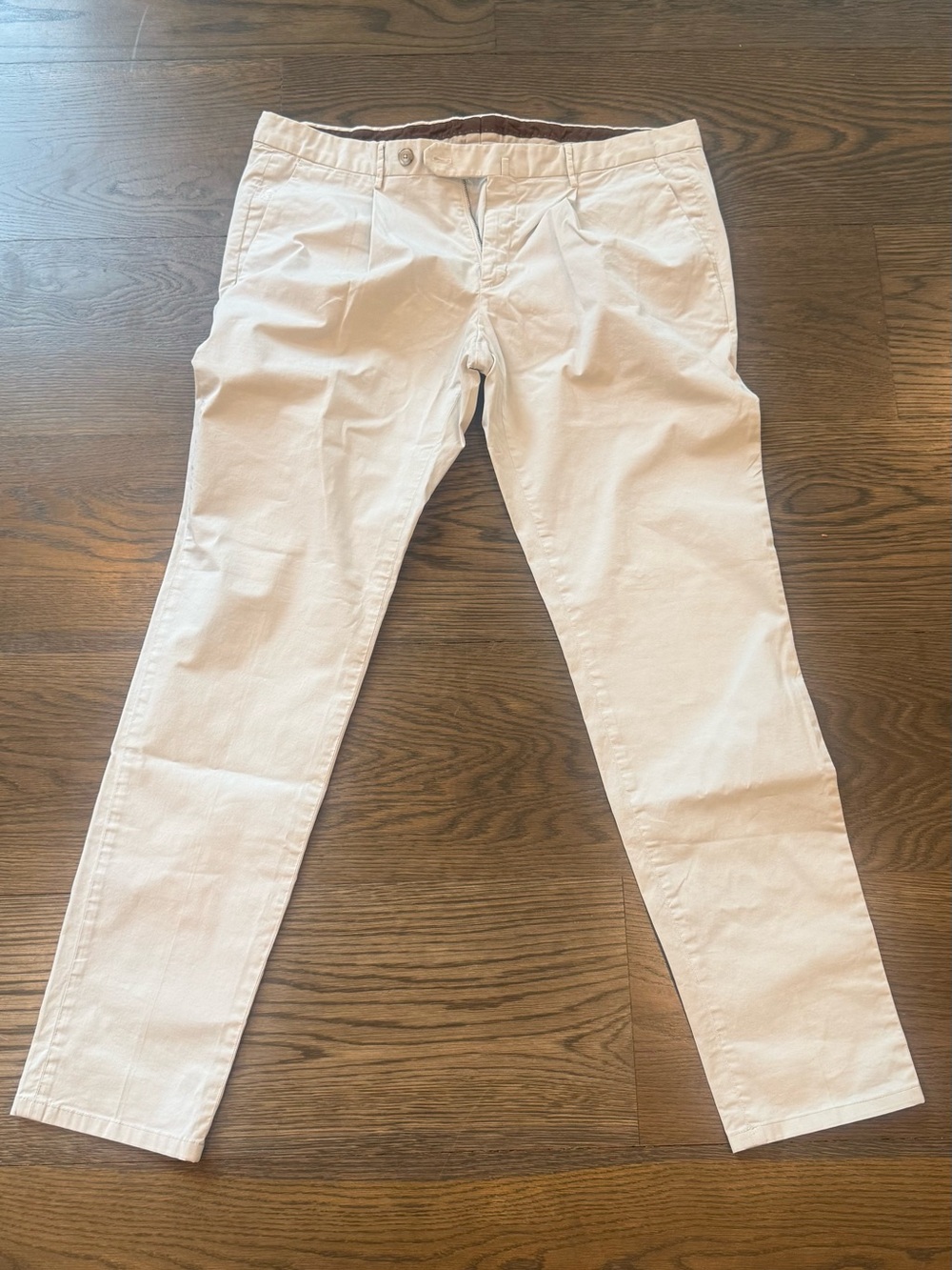 Corneliani Light Beige Cotton Chinos